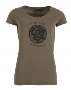 Ternua Nutcycle women´s tshirt made from natural nutshell dye