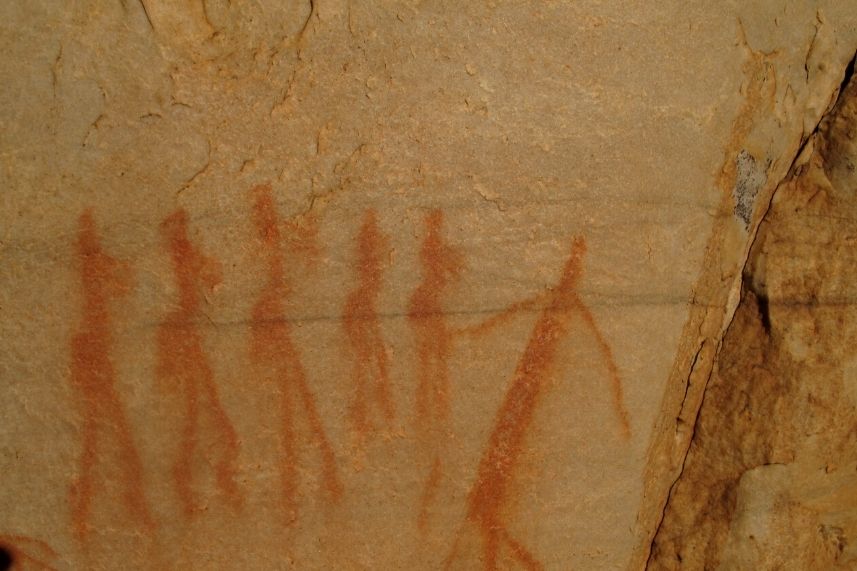 Pinturas rupestres en Cerderberg