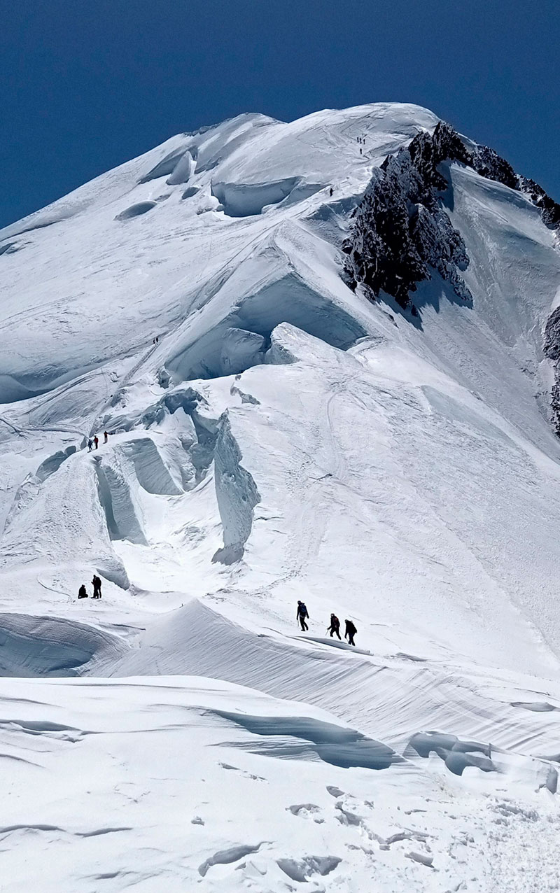 cima del montblanc